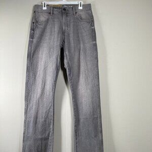 Wrangler Retro SLIM Boot Denim Jeans Men's 32 x 38 Mid Rise Gray Casual NWT